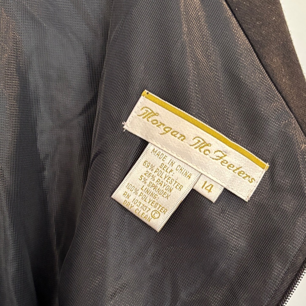 Morgan McFeeters Black Off-Shoulder Mini Dress - Picture 3 of 3